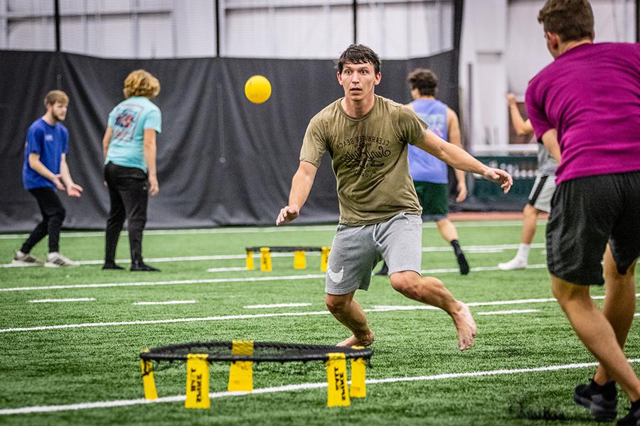 Northwest's Campus Recreation program offers a variety of intramural activities throughout the year. (Photo by Todd Weddle/Northwest Missouri State University)